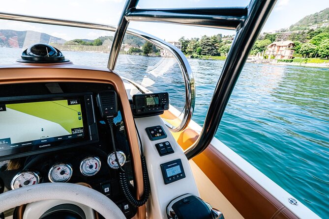 1H Luxury Cruise Como Lake Tender Yacht Invictus 9 Pax - Moltrasio, Carate Urio, and Laglio