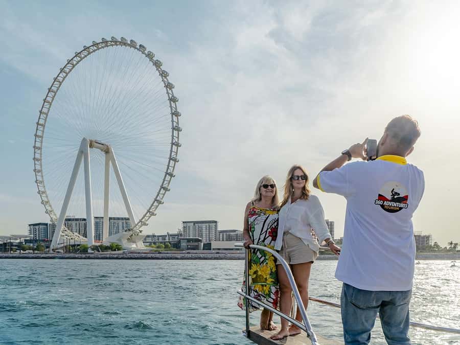 2-Day City Tour: Dubai & Abu Dhabi + Yacht Experience - The sunset yacht cruise from Dubai Harbour