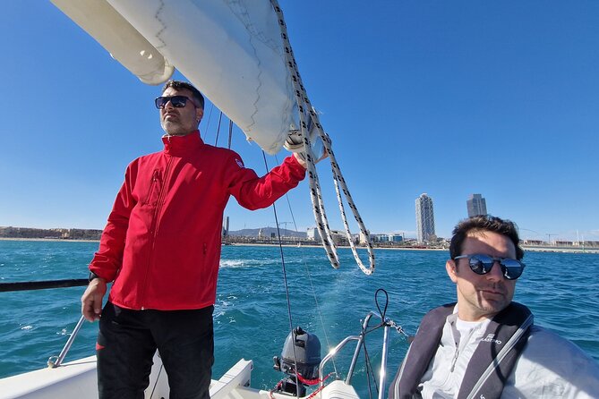 2 hour Sailing Experience on J80 Racing Yacht in Barcelona - Learning to sail with the skipper