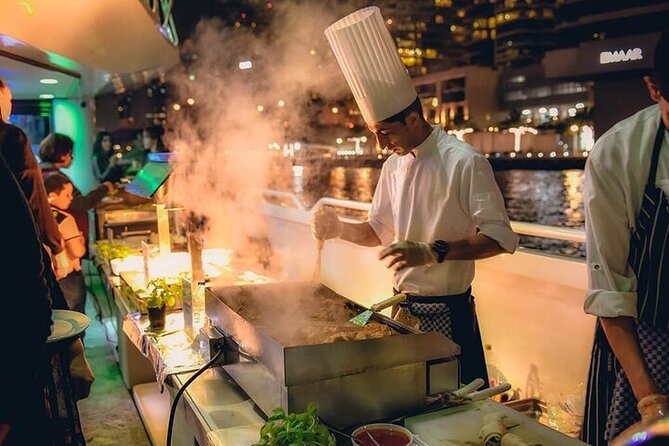 3-Hour Lotus Mega Yacht Dinner Experience in Dubai Marina - Boarding at Dubai Marina at 6:30 pm