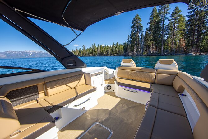 30ft Luxury Private Yacht Charter on South Lake Tahoe - Meeting at Venice Drive