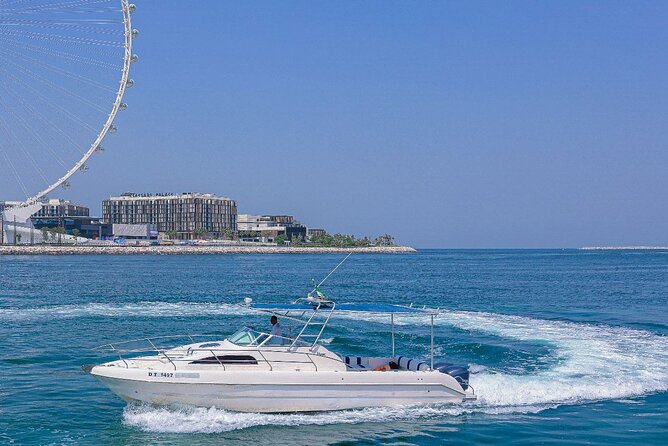 33Ft Private Yacht Rental On New Year's Eve 2025 - Starting at Dubai Harbour at 9 pm