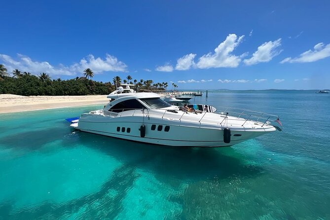 4 Hour Private Luxury 65' Yacht Rental in Puerto Rico - Icacos offers the easiest half-day plan