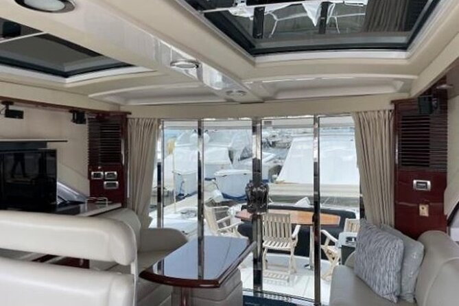 4 Hour Private Luxury 65' Yacht Rental in Puerto Rico - Sound, lighting, and evening atmosphere