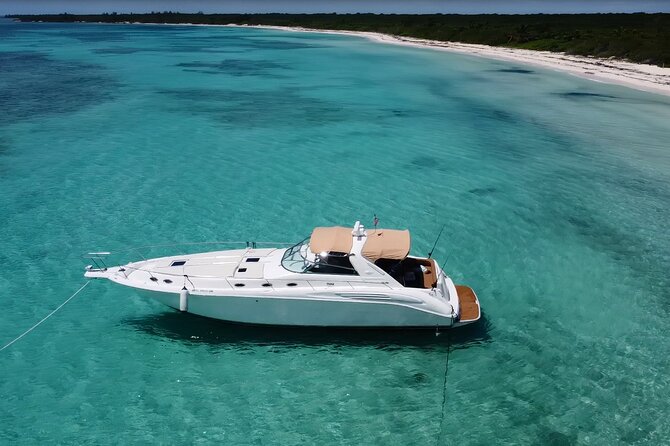 4 hours - Private 48ft Yacht all inclusive in Tulum and Playa del Carmen - Four hours or five?