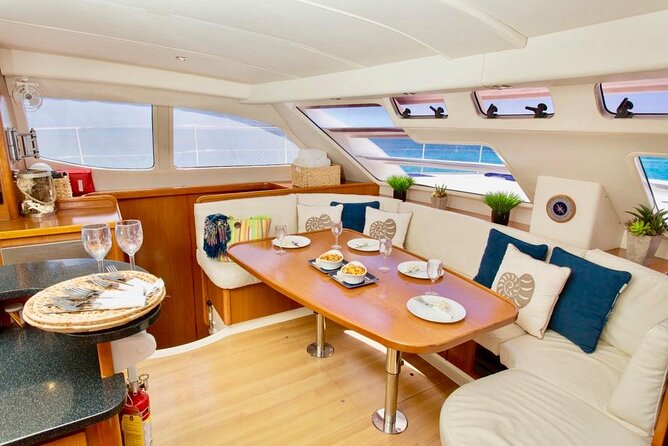 4hr Private Luxury Yacht with Snorkeling, DJ, Bar, Food - The Doctor’s Cave stop adds time in the water