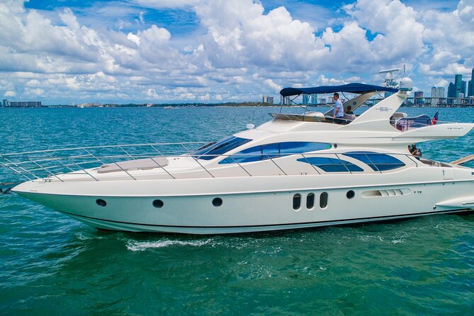 62' Azimut Yacht Charter - A private Azimut with Miami as your backdrop
