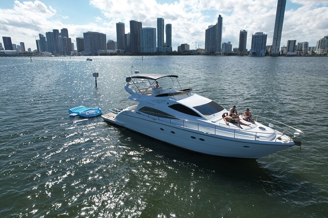 65ft Yacht Charter in Miami - A private boat day around Biscayne Bay