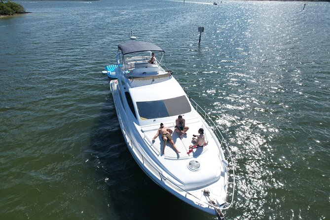 65ft Yacht Charter in Miami - Included water equipment and onboard supplies