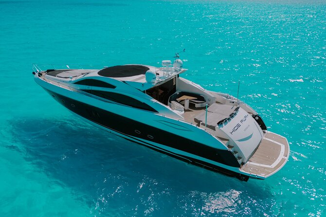 82 Feet Mega Yacht Rental up to 15pax in Cancun - A private yacht day from Puerto Cancun