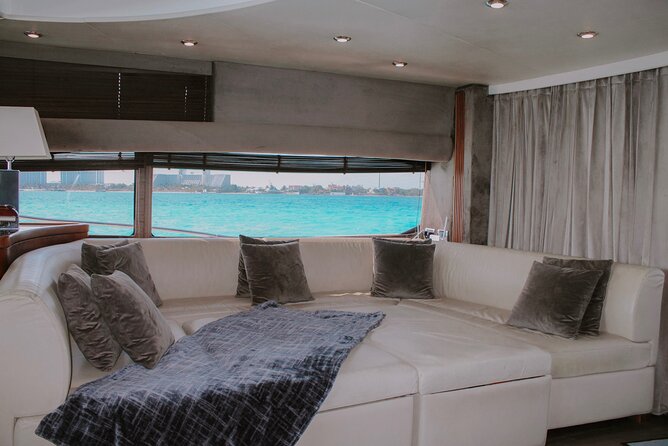82 Feet Mega Yacht Rental up to 15pax in Cancun - Anchoring near Playa Norte