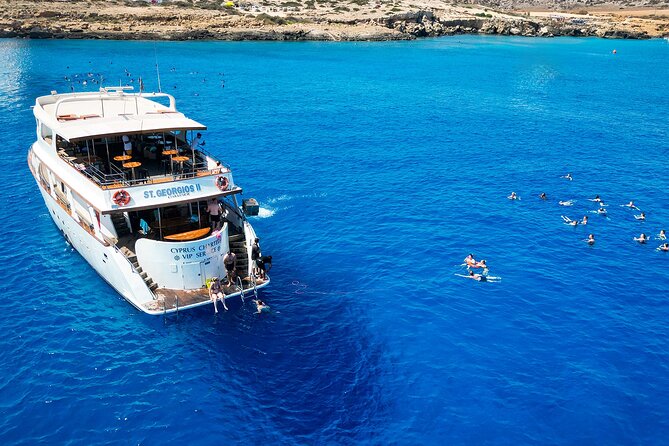 A Protaras Luxury Yacht Private Charter Experience - Fig Tree Bay from the water
