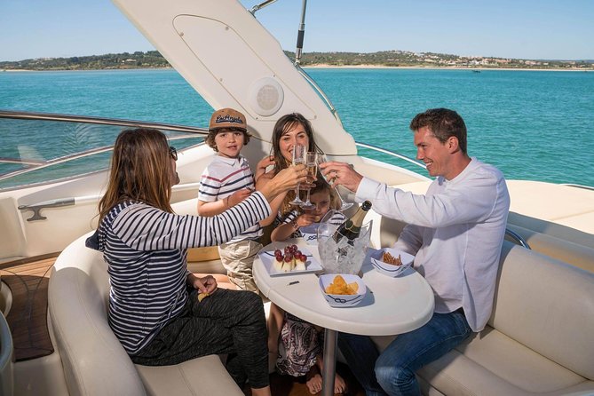 Afternoon yacht charter in lagos with drinks, tapas, paddle boards and kayak - Seeing Ponta da Piedade from the water