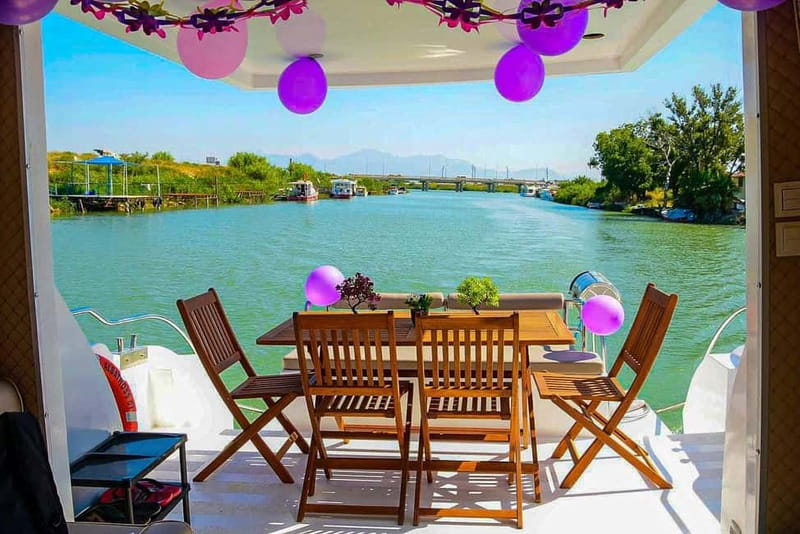 Antalya: Private Yacht Charter with Optional Gourmet Meal - Düden Waterfall from the sea