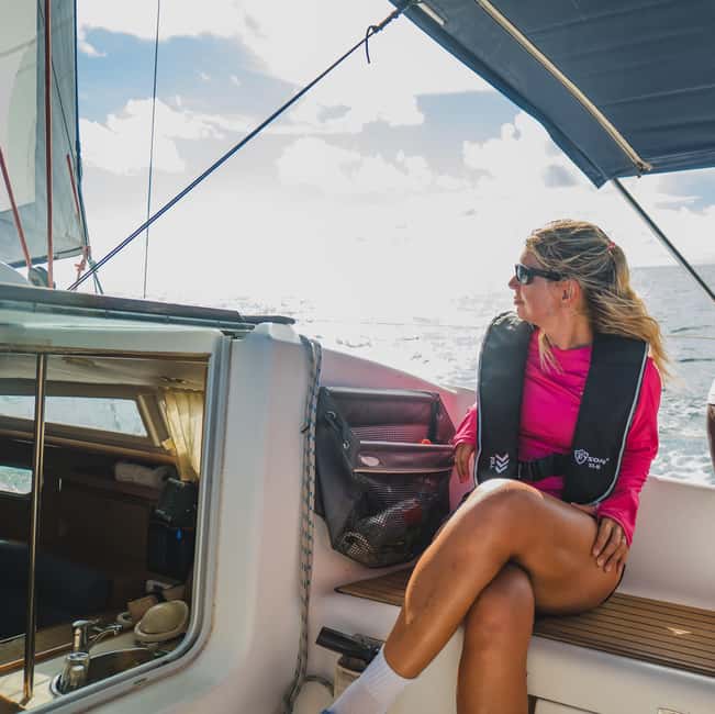 Barbados: Hands-On Sailing Adventure on a Sailing Yacht - The instructor and the sailing lesson