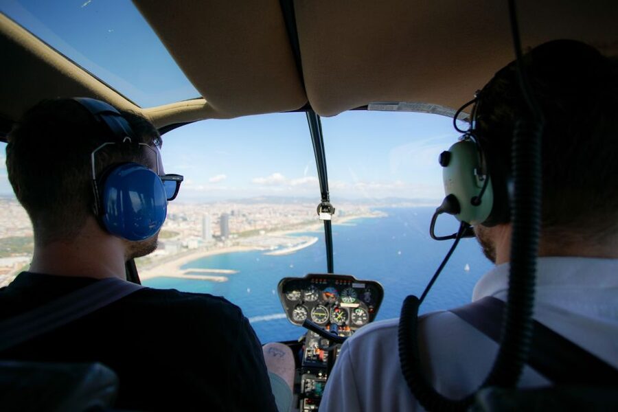 Barcelona: Helicopter Flight with Optional Yacht Cruise - Barcelona from the helicopter in seven minutes