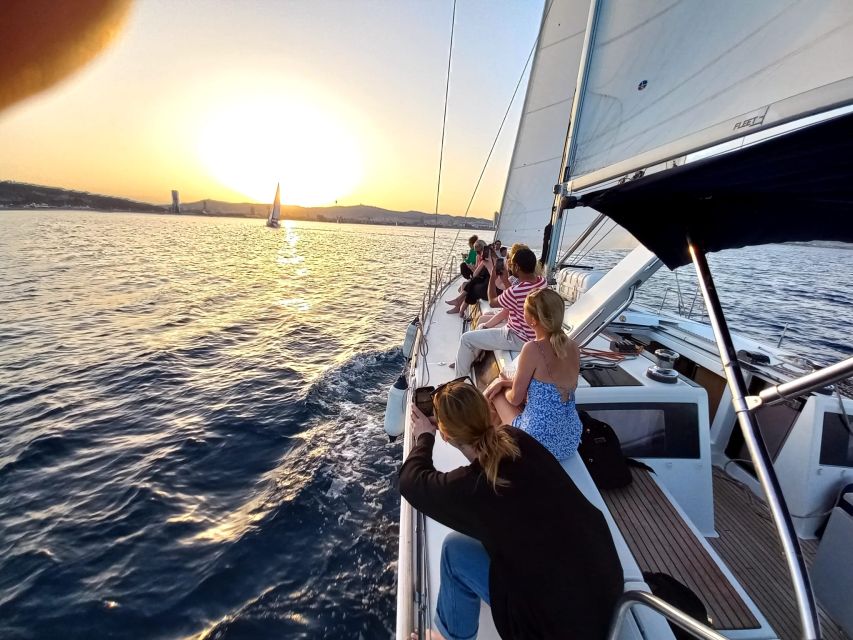 Barcelona: Luxury Private Sunset Yacht Cruise - Leaving Port Olímpic on the yacht Amaris