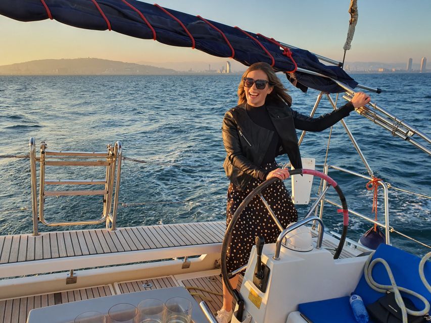 Barcelona: Luxury Private Yacht Daytime Cruise - Cava, snacks, music, and time to relax