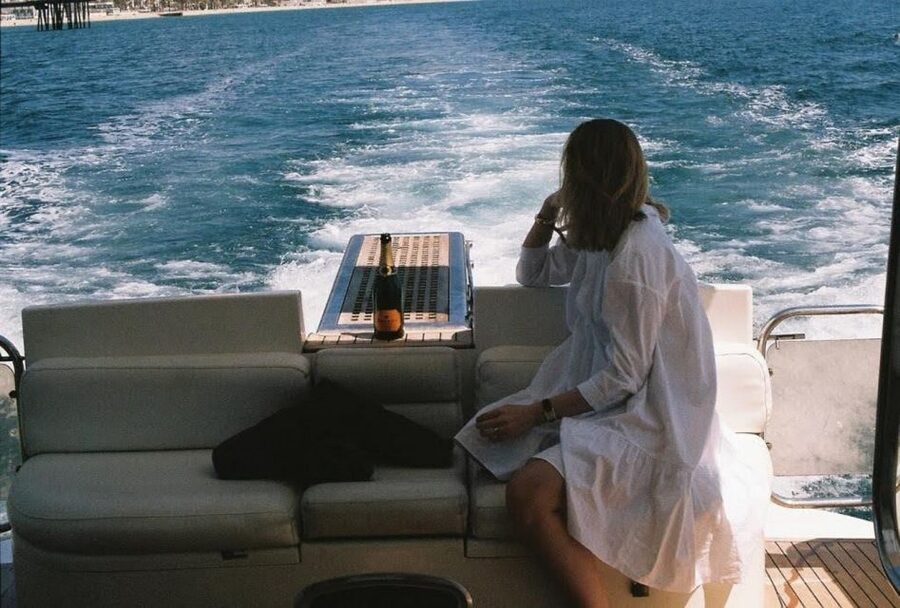 Barcelona: Private Motor Yacht Charter with Drinks and Food - Barcelona’s skyline from the water