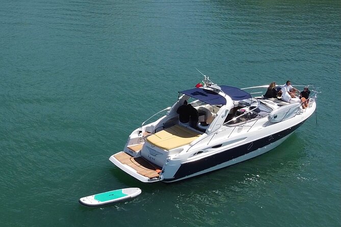 Benagil private yacht from lagos with drinks, tapas, paddle boards and kayak - The yacht setting and what is included