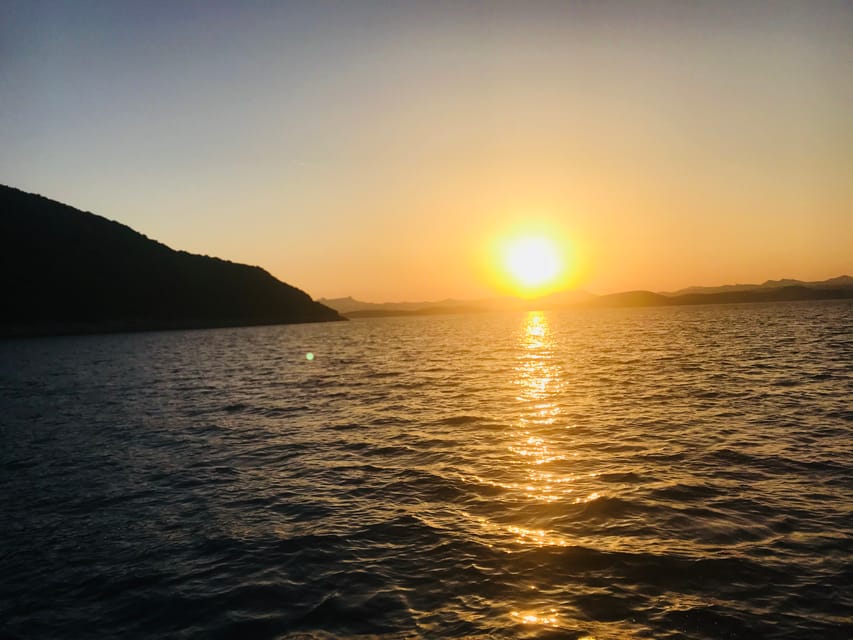 Bodrum: Private Sunset Yacht Tour with light Dinner - The return route passes Bodrum Castle