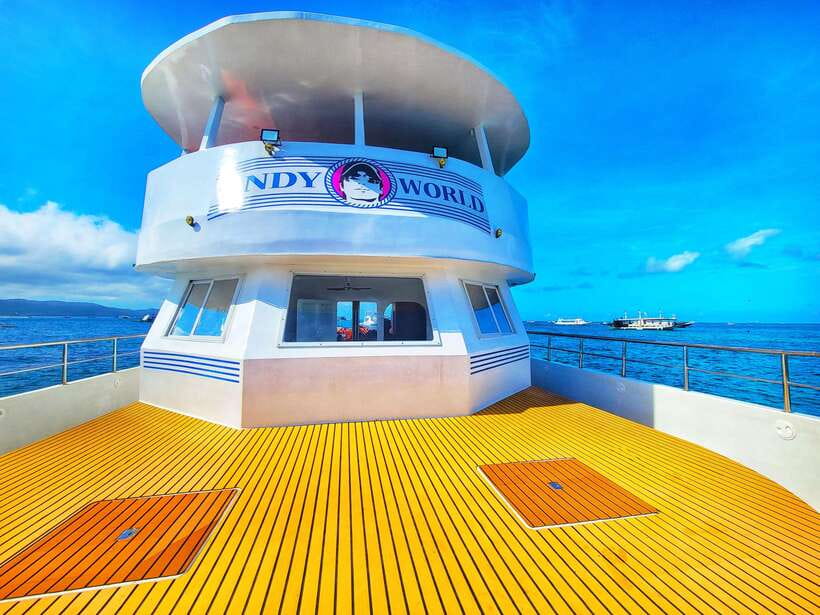 Boracay: Ultimate Party Cruise aboard the Andy World Yacht - Sunset sailing along Boracay’s coast