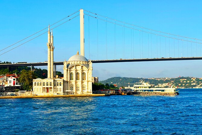 Bosphorus & Golden Horn: Sunset Yacht Cruise with Expert Guide - Two bridges, two continents, and the evening light