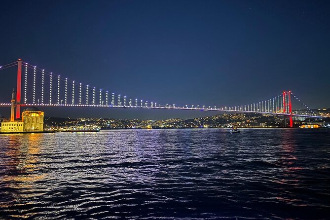 Bosphorus Night Cruise on the Luxury Yacht - Bebek and Rumeli Fortress on the European shore