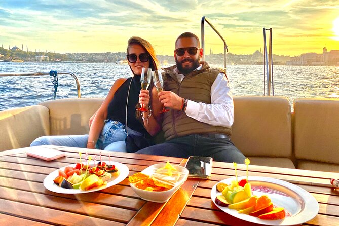 Bosphorus Sunset or Daytime Yacht Cruise with Snacks & Live Guide - Rumeli Fortress and the narrow Bosphorus