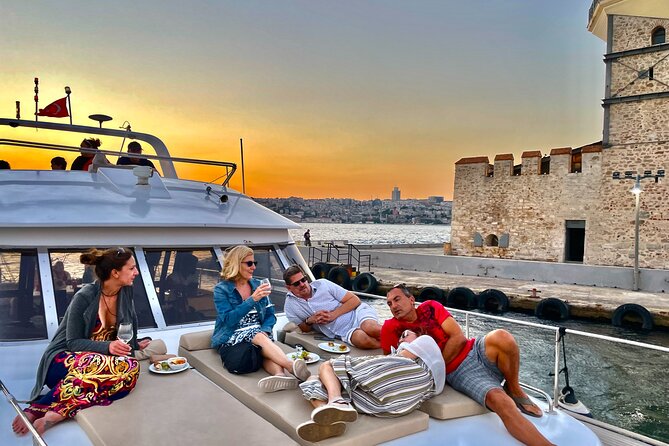 Bosphorus Sunset Yacht Cruise with Snacks and Live Guide - Ortaköy and the village-like Bosphorus shore