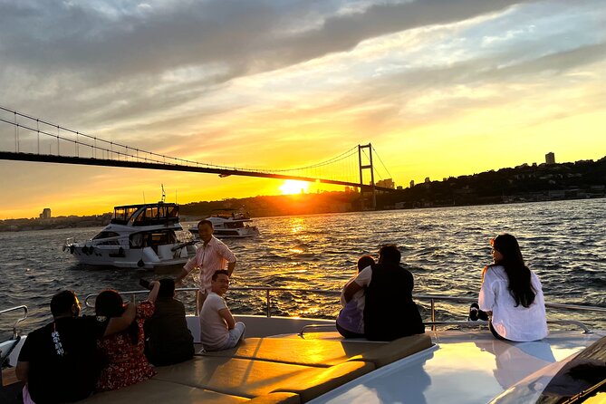 Bosphorus Sunset Yacht Cruise with Snacks and Live Guide - What comes with the ticket