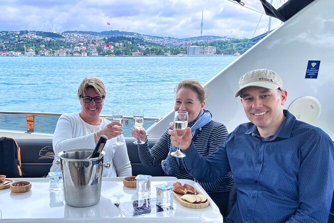 Bosphorus Yacht Cruise with Stopover on the Asian Side - (Morning or Afternoon) - Asian shore palaces and the narrow Bosphorus
