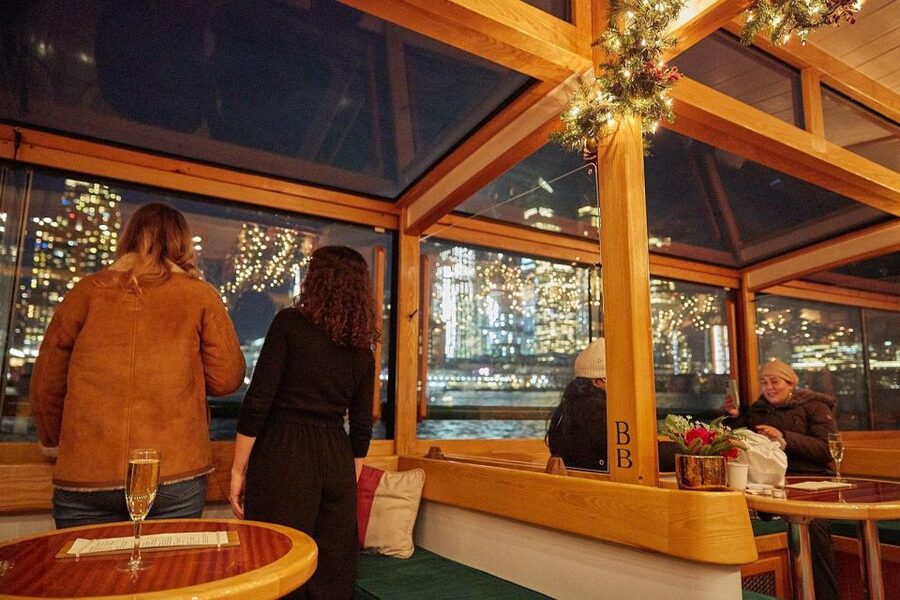 Boston: Harbor Sunset Yacht Cruise - The inner harbor at sunset