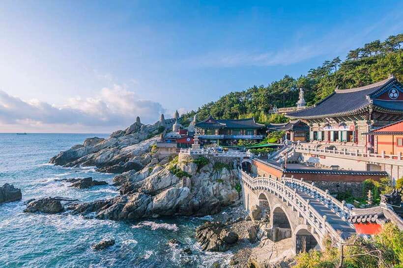 Busan's Best: Sea Temples, Yacht Tour & Sky Capsule Day Tour - Gamcheon Culture Village adds color and character
