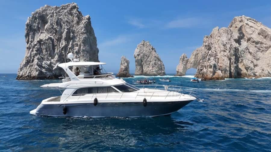 Cabo: Private Yacht Tour, Water Activities, Lunch & Drinks - The Arch and Cabo’s famous rock formations
