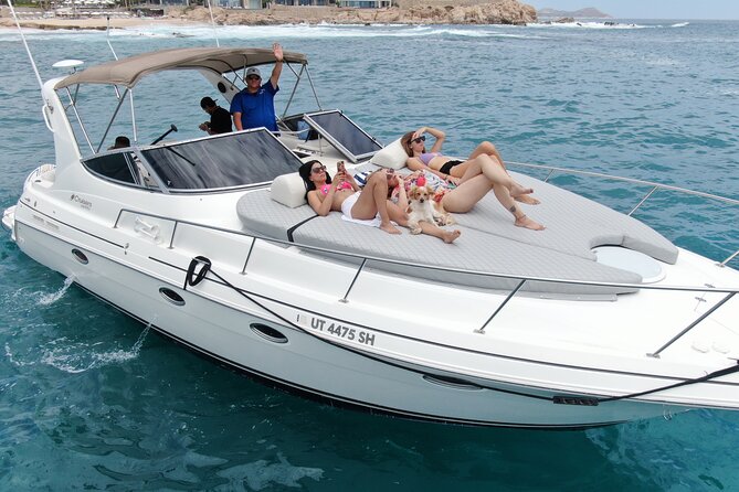Cabo San Lucas Yacht Rental all inclusive - Quesadillas, fruit, and an open bar