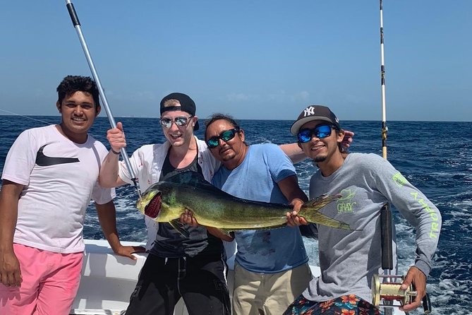 Cancun fishing charter if you don't fish you don't pay 46ft yacht 12pax 25P14 - What to bring and what to confirm