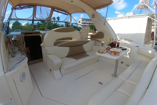 Cancun Yacht Charter to Isla Mujeres with Snorkeling -SR41H4 - Drinks, fruit, snacks, and optional catering