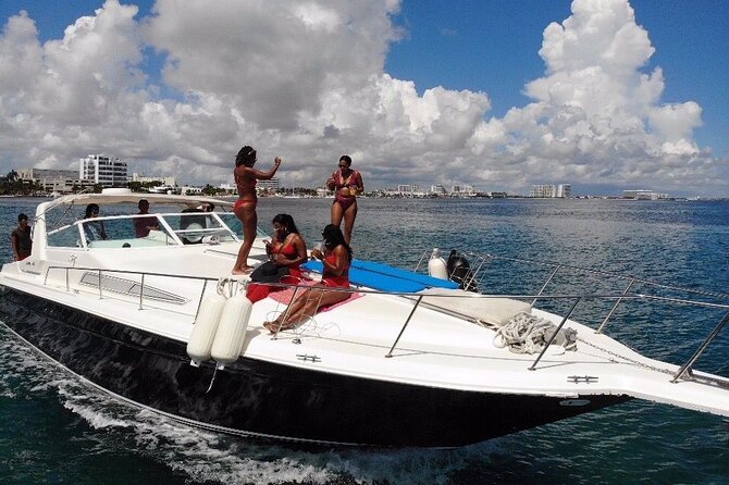 Cancun yachts rental BEATIFUL YACHT 46FT, 15 PAX MAX 25P6 - Cancun Bay and the sunset option