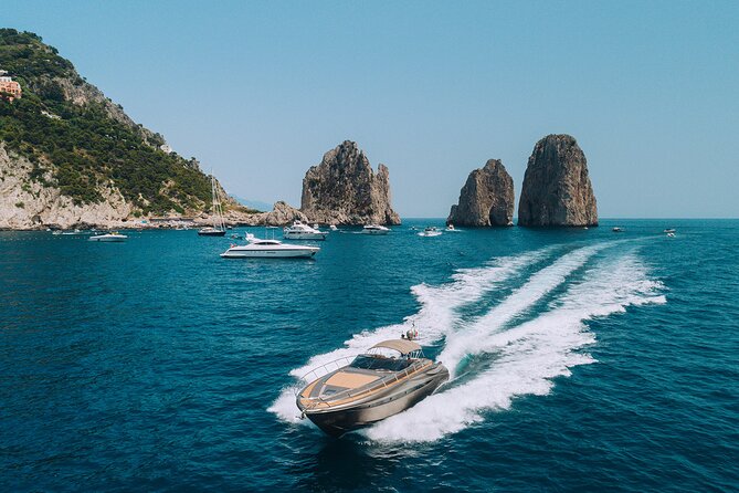 Capri private luxury yacht cruise from sorrento on Riva rivale 52 - Why this Sorrento to Capri cruise feels different