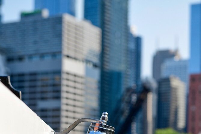 Chicago River Architecture Tour Aboard a Historic Yacht - Passing the Chicago Riverwalk