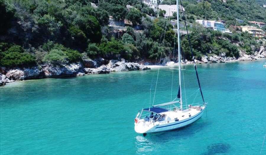 Corfu: Private Sailing Yacht Cruise - Mouse Island and the airport photo stop