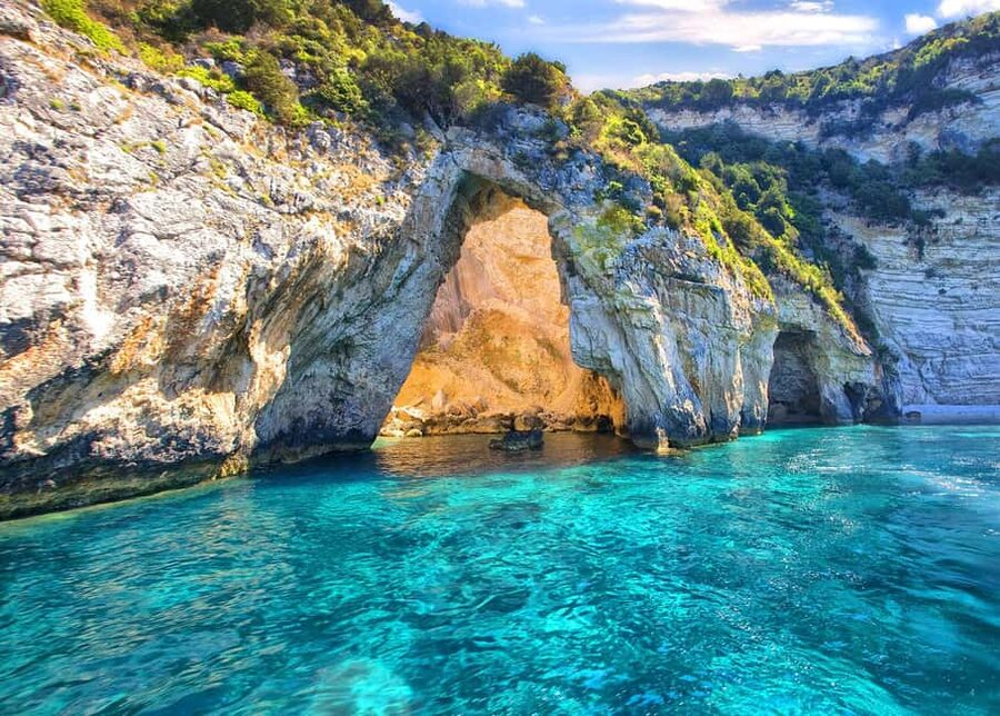 Corfu: Private yacht cruise to Paxos - Antipaxos & Caves - Gaios, the port with Venetian details