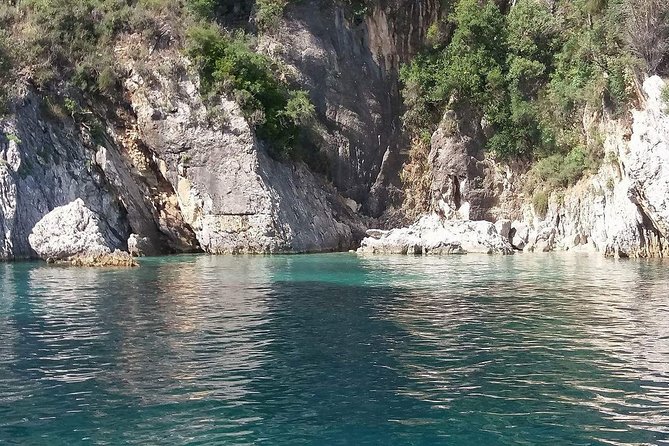 Corfu: Private Yacht Cruise - Garitsa Bay and the view back toward town