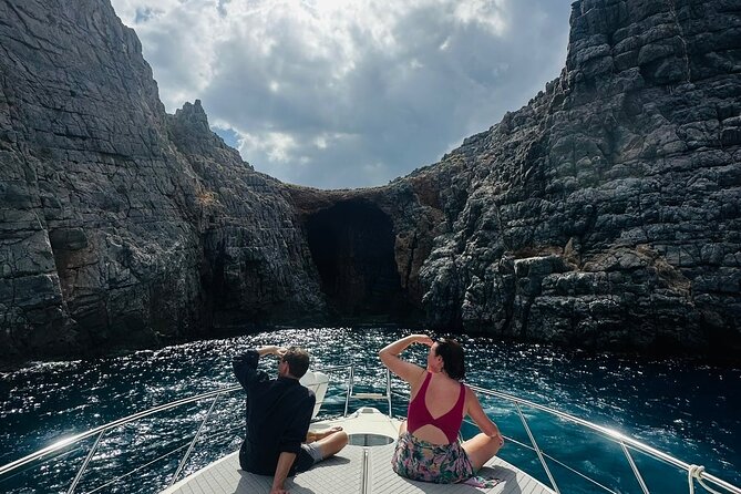 Crete Yacht Cruises 5 Hours Private Guided Cruise in Ag Nikolaos - Kolokithia Beach and the second swim