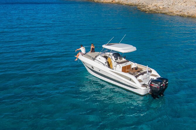 Crete Yacht Cruises 6-hours private Guided Cruise in Ag. Nikolaos - Swimming in protected bays and clear water
