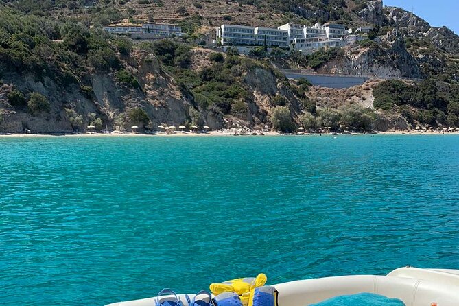 Crete Yacht Cruises 7-Hours Private Guided Cruise in Ag. Nikolaos - Beach time at Kolokytha and Voulisma