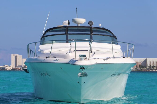 Cruise in Elegance: Luxury Yacht Rental in Cancun - Two or three hours: lagoon views plus a swim