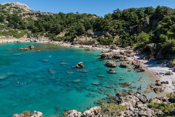 Day Cruise by a Sailing Yacht to the most beautiful bays or Rhodes (Small Group) - Ladiko Beach: a calm final stop