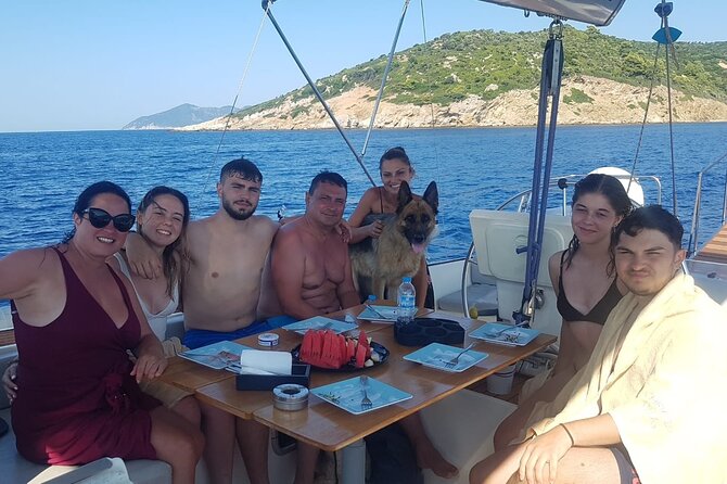 Day sailing Skiathos Skopelos with lunch on Rainbow yacht - The main swim and lunch stop near Skopelos